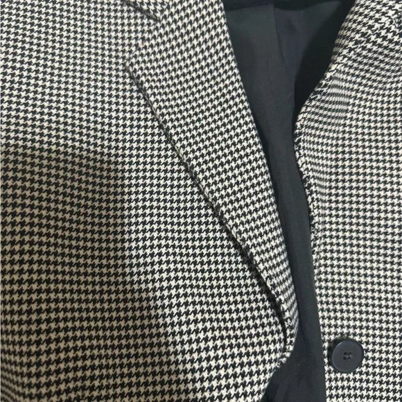 H&M Monochrome Houndstooth Jacket - Picture 3 of 4